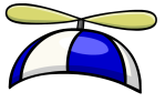 Blue Propeller Cap6