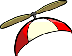 Red Propeller Cap
